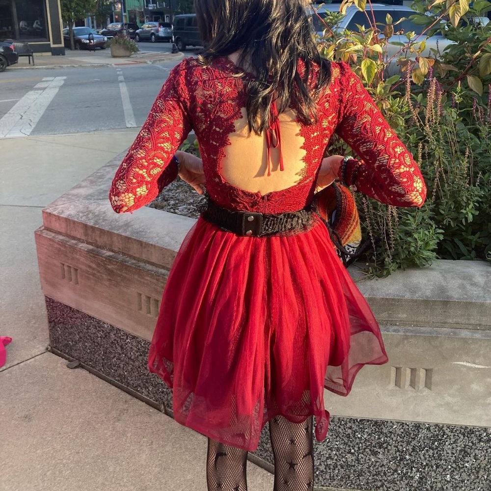 Gorgeous red semi formal dress
